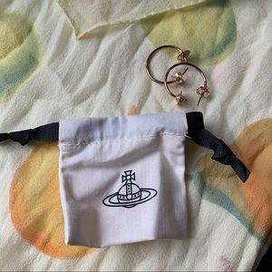 Vivienne Westwood Hoop Earrings Orb NWT